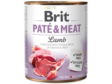 Konzerva Brit Paté & Meat jehně 800g