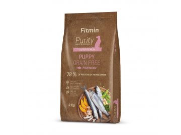 fitmin dog purity gf puppy fish 2 kg h L