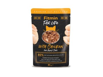 ffl cat pouch adult chicken 85g h L