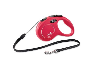 Vodítko Flexi Classic New lanko S červené 8m