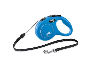 Vodítko Flexi Classic New lanko S modré 8m