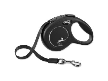 Vodítko Flexi Classic New páska M černé 5m