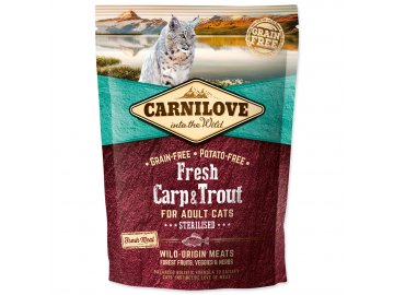 CARNILOVE Fresh Carp & Trout Sterilised for Adult cats 400 g