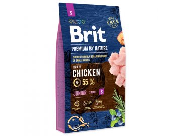 BRIT Premium by Nature Junior S 8 kg granule pro psa habeo.cz