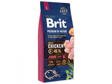 BRIT Premium by Nature Junior L 15 kg habeo.cz