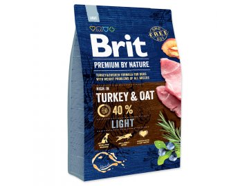 BRIT Premium by Nature Light 3 kg granule pro psy