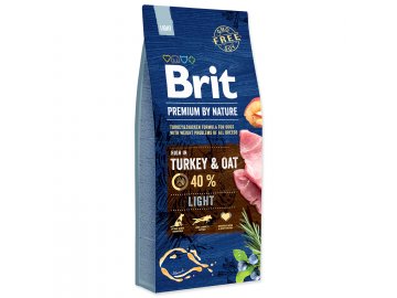 BRIT Premium by Nature Light 15 kg granule pro psy habeo.cz