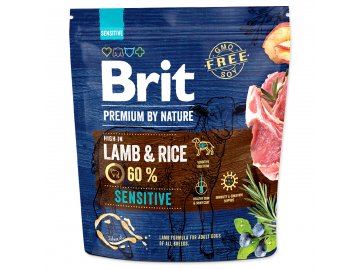 BRIT Premium by Nature Sensitive Lamb 1 kg granule pro psa