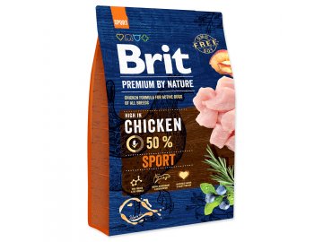 BRIT Premium by Nature Sport 3kg granule pro psy