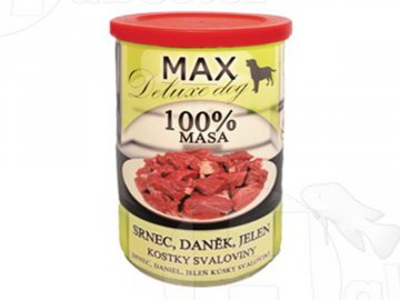 Konzerva Max Deluxe srnec, daněk a jelen 400 g
