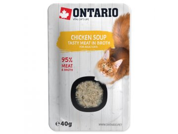 ONTARIO Cat Soup Chicken with vegetables 40 g habeo.cz