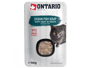 ONTARIO Cat Soup Ocean Fish with vegetables 40 g