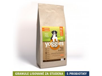 1906 15kg minigranule yoggies active kachna a zverina granule lisovane za studena s probiotiky