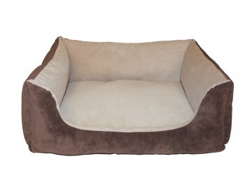 Pelíšek polyester 80x70cm Gordon choco  křeslo pro psy nebo kočky.  pelíšek pro psy pelíšek pro kočky pelech 