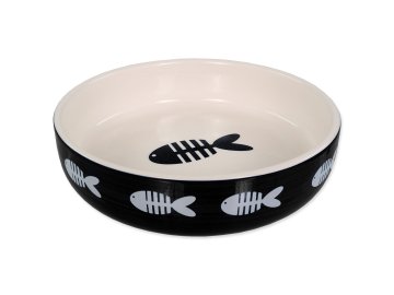 Miska Magic Cat keramická potisk ryba růžová13x4cm 260ml