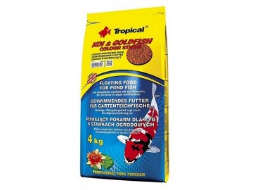Tropical Goldfish Colour Sticks 4 kg krmivo pro koi karpy krmivo pro zlaté rybky granule pro ryby tyčinky plovocí