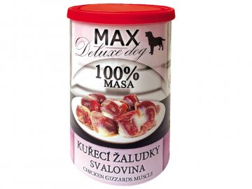 Konzerva Max Deluxe Kuřecí žaludky 400 g