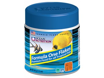 Formula One Flakes 34 g - krmivo pro mořské ryby ocean nutrition krmivo pro mořské tropické akvarijní ryby rybičky vločky