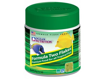Formula Two Flakes 34 g - krmivo pro mořské ryby krmivo pro mořské tropické akvarijní ryby rybičky rybky krmení vločky