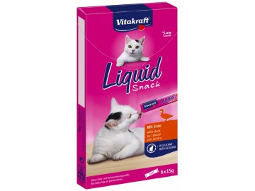 Vitakraft Cat Liquid Snac kachna+betagluk. 90 g habeo.cz