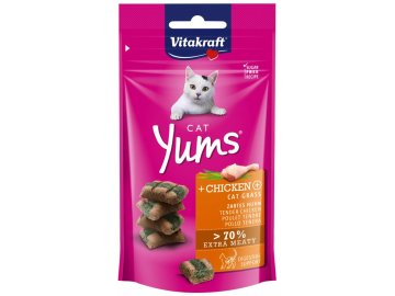 Vitakraft Cat Yums kuřecí s trávou 40 g habeo.cz