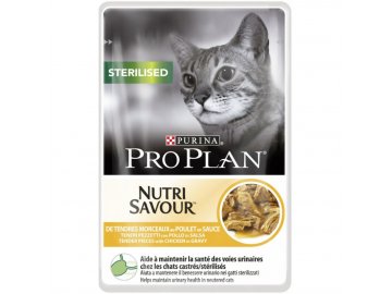 PRO PLAN CAT STERILIZED KUŘECÍ KAPSIČKA 85G