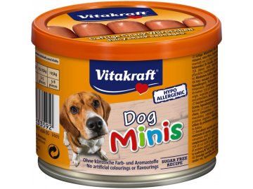 Vitakraft dog minis hovězí 120 g párky pro psy habeo.cz