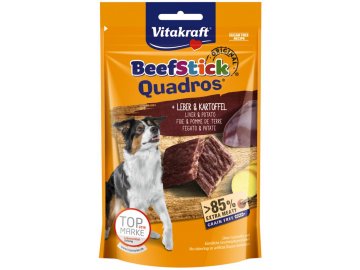Vitakraft Beef Stick Quadros játra a brambory 70 g pamlsek pro psa