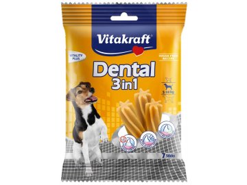 Vitakraft Dental sticks 3in1 small 120 g pamlsek pro psa habeo.cz