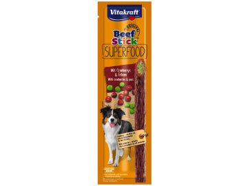 Vitakraft Beef Stick Superfood hrášek - brusinka 25 g  BildHandler (22)