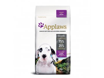 Applaws granule Dog Puppy Large Breed Kuře  2 kg granule pro psy habeo.cz