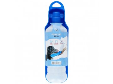 CoolPets Fresh 2GO cestovní láhev s miskou 500 ml
