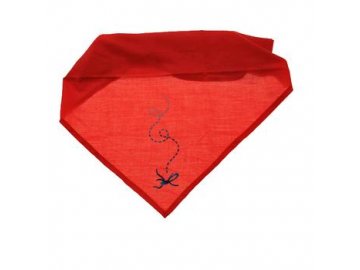 Insect Shield® antiparazitní a repelentní šátek pro psy - červený