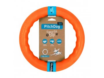 PitchDog tréninkový Kruh pro psy oranžový 20cm