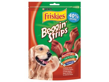 Friskies Beggin strips 120 g s příchutí slaniny pamlsky pro psy habeo.czFriskies Beggin strips 120g s příchutí slaniny