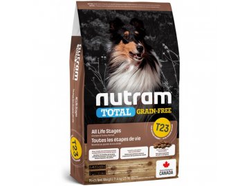 Nutram Total GrainFree Turkey Chicken Duck, Dog 2 kg t23 nutram total grainfree turkey chicken duck dog bezobilne krmivo kruta kure a kachna pro psy