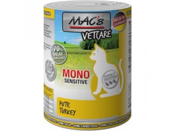 Konz. MACs Cat MONO Sensitive KRŮTA a mrkev 400 g