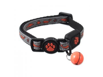 Obojek ACTIVE CAT Reflective oranžový XS