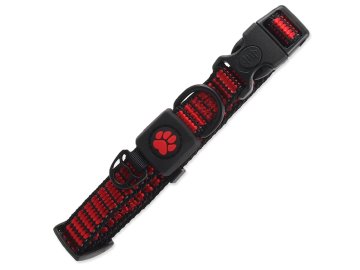 Obojek Active Dog Strong S červený 1,5x27-37cm