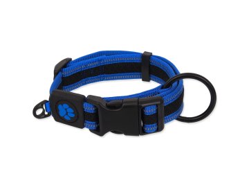 Obojek Active Dog Fluffy XL modrý 3,8x44-70cm