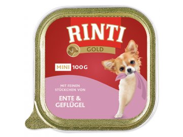 Vanička RINTI Gold MINI kachna + drůbež 100g