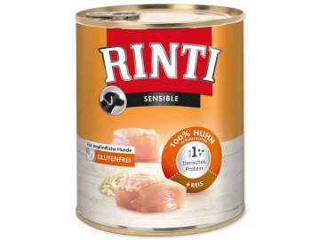 Konzerva Rinti Sensible kuře a rýže 800 g