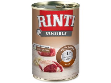 Konzerva Rinti Sensible Adult jehně a rýže 400g