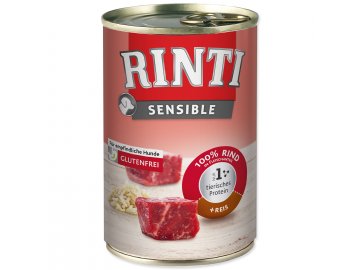 Konzerva Rinti Sensible hovězí a rýže 400 g
