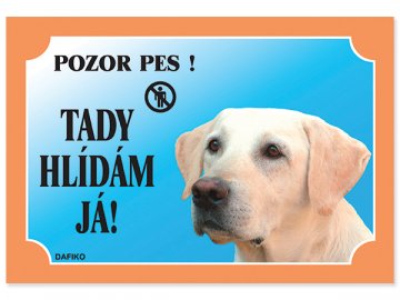 Tabulka DAFIKO labradorský retriever světlý