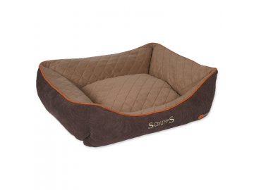 Pelíšek SCRUFFS Thermal Box Bed hnědý M