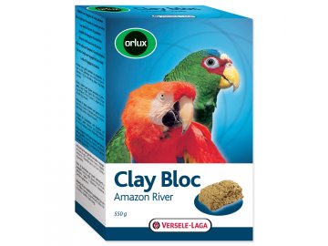 Jílový blok VERSELE-LAGA Clay Bloc Amazon River pro větší papoušky 550 g habeo.cz