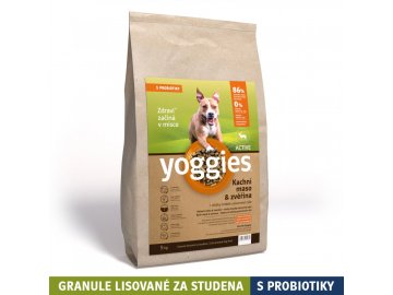 5kg yoggies active kachni masozverina granule lisovane za studena s probiotiky