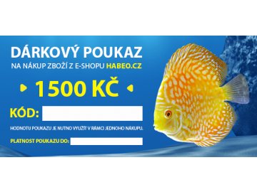 dárkový poukaz 1500 kc