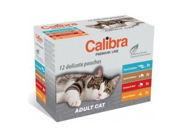 Calibra Cat kapsa Premium Adult multipack 12 x 100 g habeo.cz